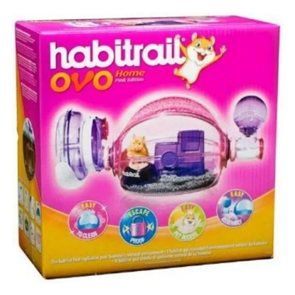 Habitrail Ovo Home Pembe Hamster Kafesi - Görsel 5
