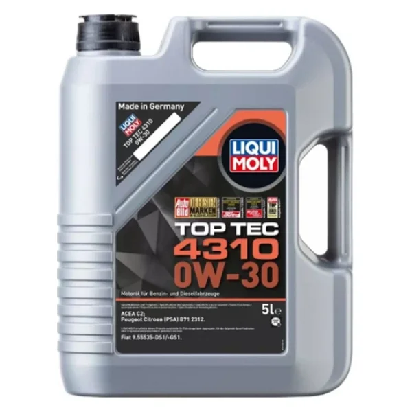 Liqui Moly Top Tec 4310 0w-30 5 Lt Motor Yağı - Görsel 5
