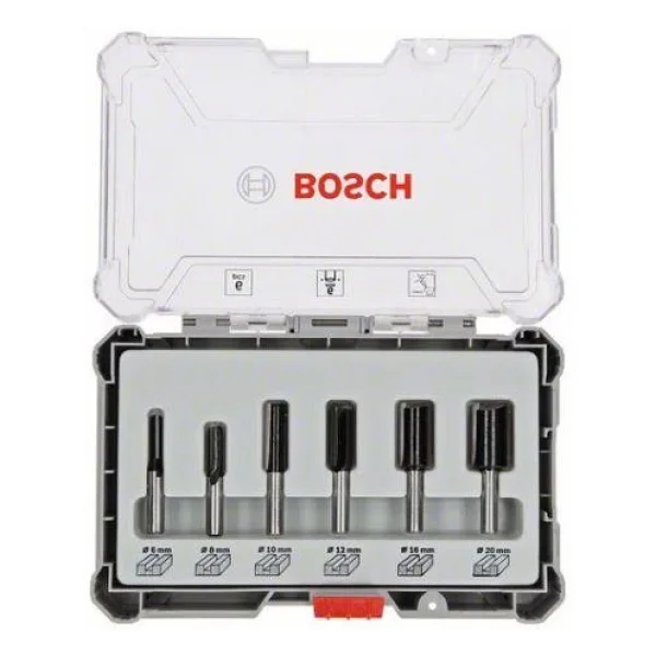 Bosch 2607017465 6 Parça Düz 6 Mm Pro Freze Seti - Görsel 3