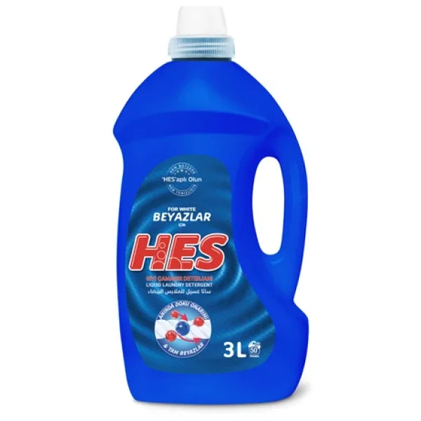Hes Beyazlar İçin Sıvı Deterjan 3 Lt - Görsel 6