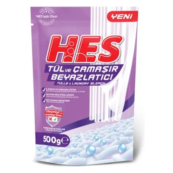 Hes Tül Ve Çamaşır Beyazlatıcı 500 Grx2 - Görsel 2