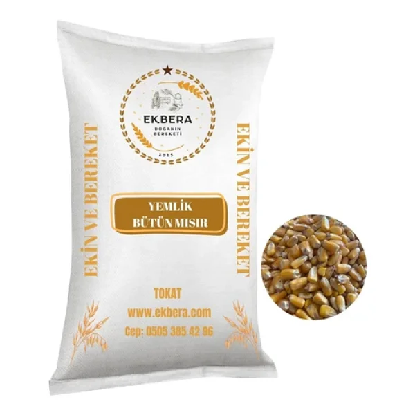 Ekbera Yemlik Bütün Mısır - 10 Kg (Tavuk, Güvercin, Kanatlı) - Görsel 3