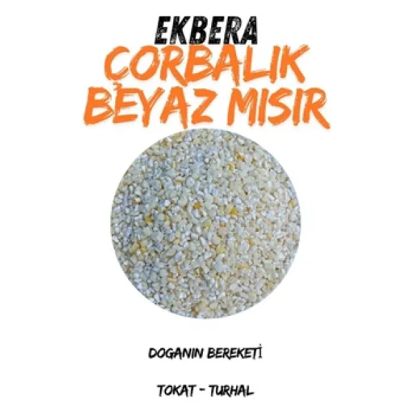 Ekbera Çorbalık Beyaz Mısır 3 Kg - Görsel 2