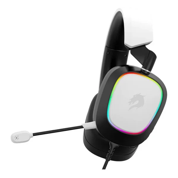 Gamebooster Nemesis H23w Beyaz RGB 7.1 USB Kablolu Kulak Üstü Oyuncu Kulaklığı - Görsel 6
