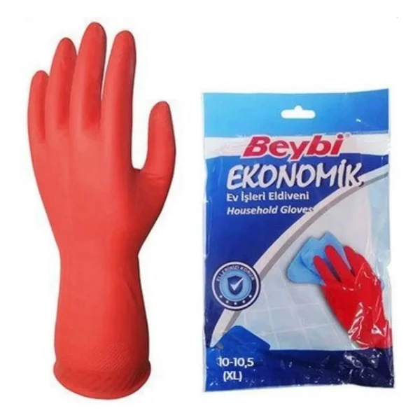 Beybi Eko Lastik Eldiven No: 10-10.5 (1 Çift) - Görsel 4