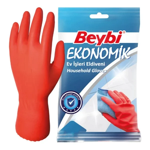 Beybi Eko Lastik Eldiven No: 10-10.5 (1 Çift) - Görsel 3
