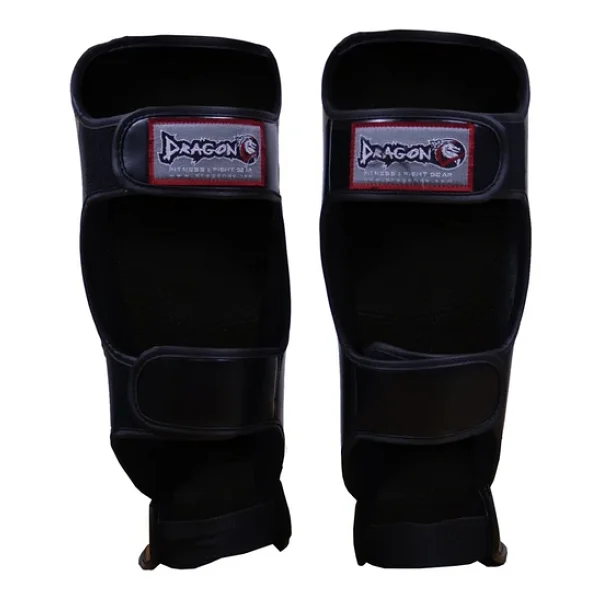Dragondo 40716-P Kaval Ayak Koruyucu Siyah Gold Kick Boks Kaval Koruyucu - Görsel 4
