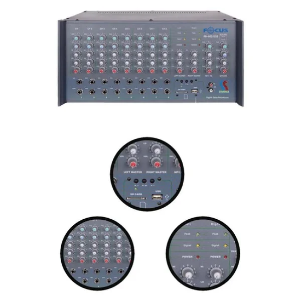 Startech Focus F8-600 USB Power Mikser - Görsel 3