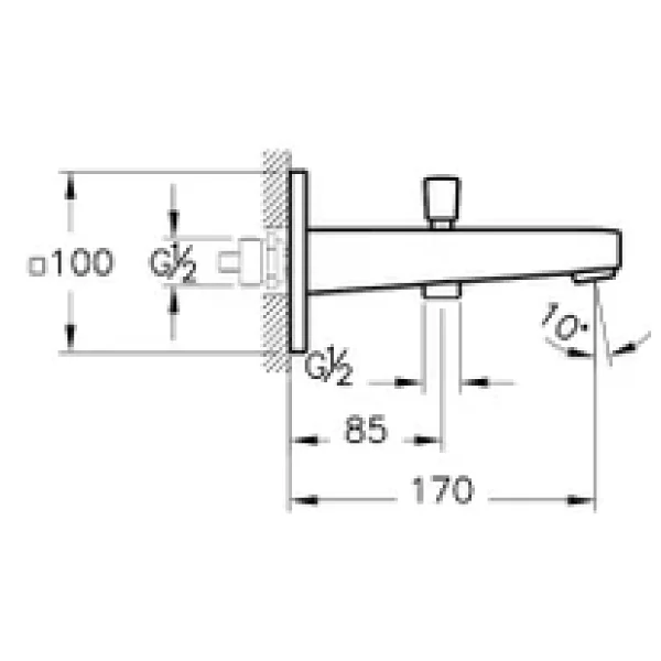 Artema Root Square A42740 El Duşu Çıkış Ucu - Görsel 5