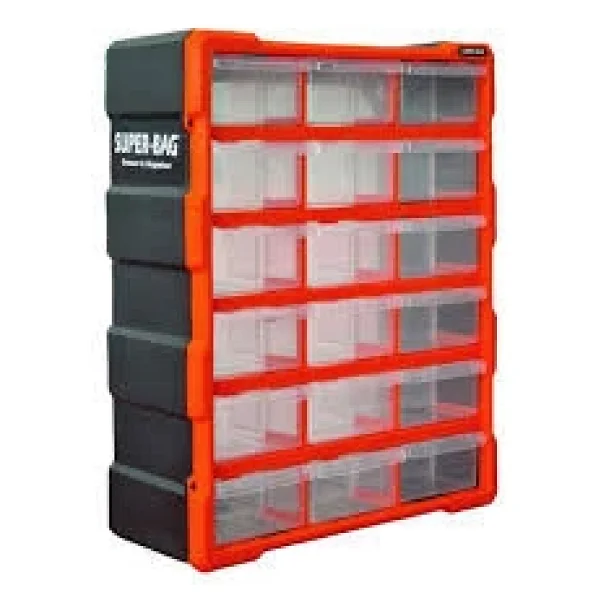 Süper Bag ASR-6002 18'li Mono Blok Çekmeceli Organizer - Görsel 5