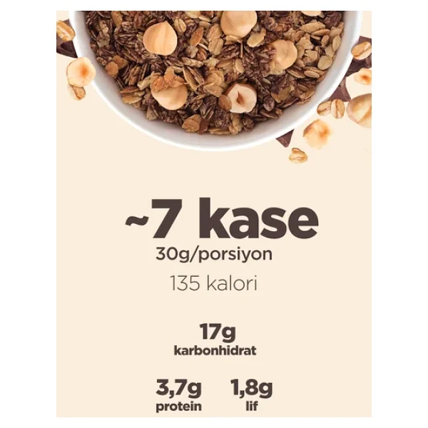Fellas Fındıklı Ve Kakaolu Granola 200 Gr - Görsel 5