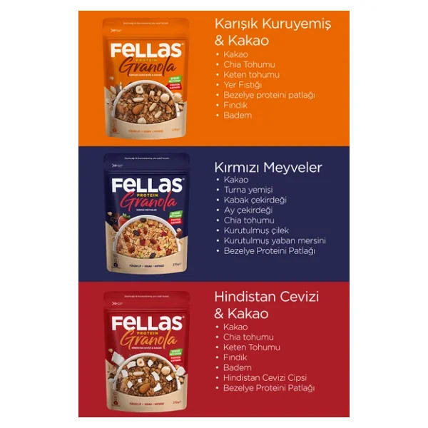 Fellas Granola Süper 5'li Paket - Görsel 3