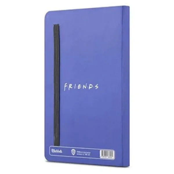 Mabbels Sert Kapak Lastikli Mini Defter Friends Pizza Mor 80 Yp 9x14 Dft-388289 - Görsel 4