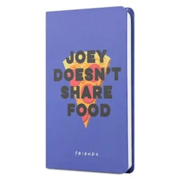 Mabbels Sert Kapak Lastikli Mini Defter Friends Pizza Mor 80 Yp 9x14 Dft-388289 - Görsel 3