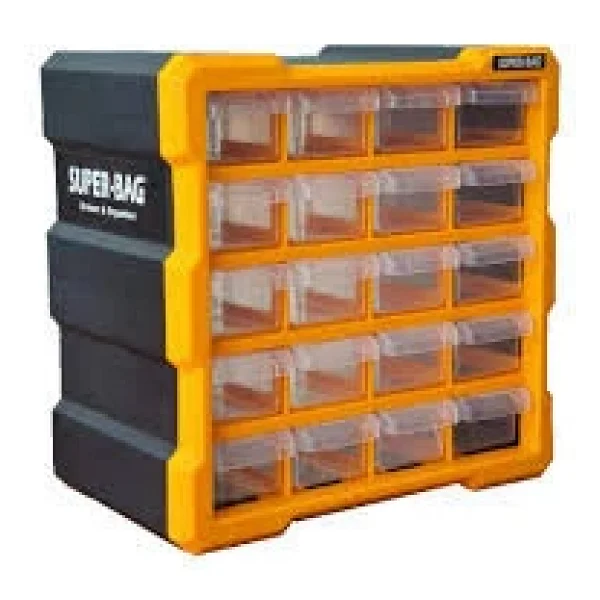 Süper Bag Asr-6006 Monoblok 20 Çekmeceli Organizer Seti - Görsel 5