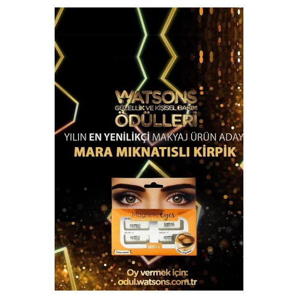 Mara Magnetic Eyes Mıknatıslı Kirpik Extra Yoğun - Görsel 8