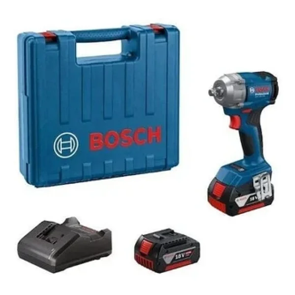 Bosch Gds 18v-350 Çift Akülü 4 Ah Darbeli Somun Sıkma Makinesi - Görsel 3