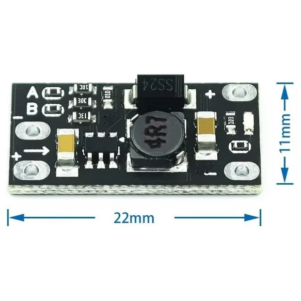 Aek-Tech 3.7v Ila 12v Mini Dc-Dc Boost Modül 5v/8v/9v/12v Output Lityum Pil Boost - Görsel 5
