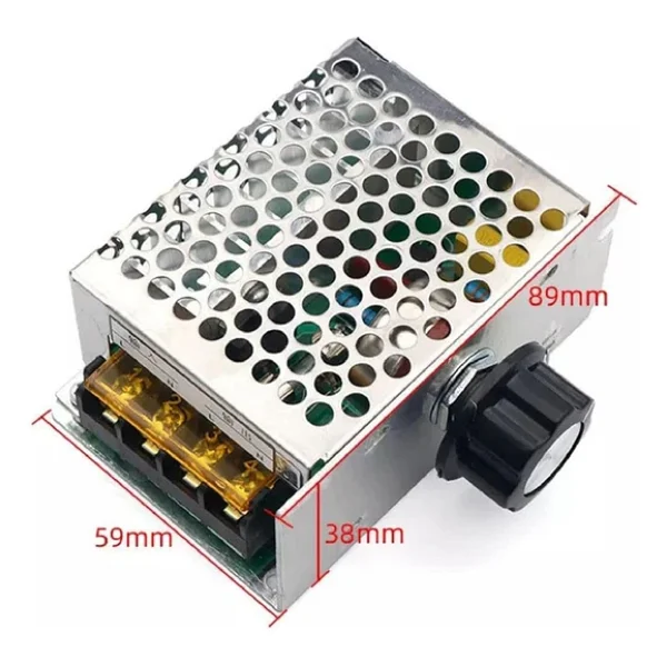 Aek-Tech 4000w Scr Elektronik Voltaj Regülatör Modülü Yüksek Güç - Görsel 6