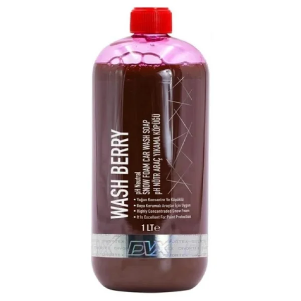 Divortex Dvx Wash Berry Ph Nötr 1 Lt Oto Şampuan - Görsel 3