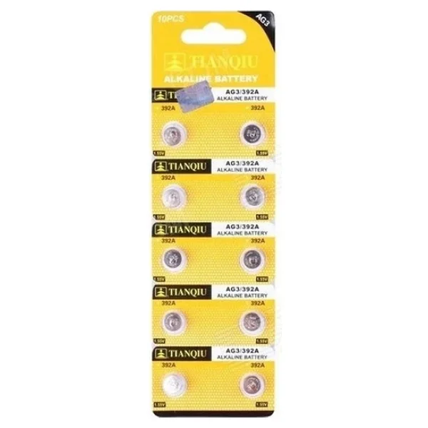 Tianqiu Ag3 Lr41h/392a 10'lu Alkalin Düğme Pil - Görsel 4