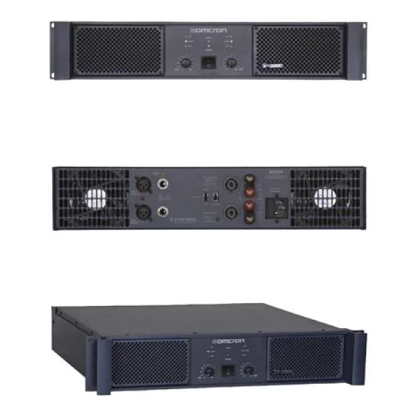 Startech Omcron P-2000 2x1000w Çift Çıkışlı Stereo Power Anfi Güç Anfisi - Görsel 2