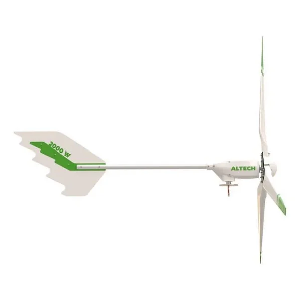 Teknovasyon Arge Altech Boreas 2000 - 2 Kw 48 Volt Yatay Rüzgar Türbini - Görsel 7
