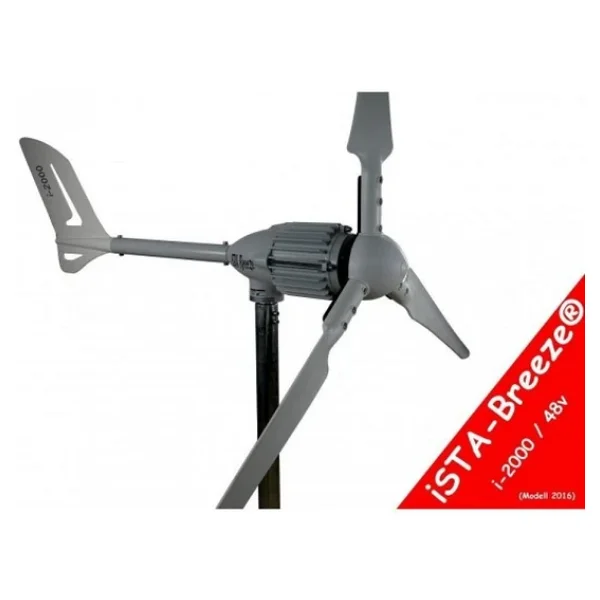 İsta-Breeze İ-2000w 48v Rüzgar Türbini + Hibrit Şarj Kontrol Cihazı - Görsel 4