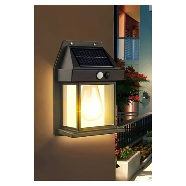Vanckey 2 Adet Suya Dayanıklı Hareket Sensörlü Güneş Enerjili Solar LED Dış Mekan Bahçe Lambası - Görsel 7