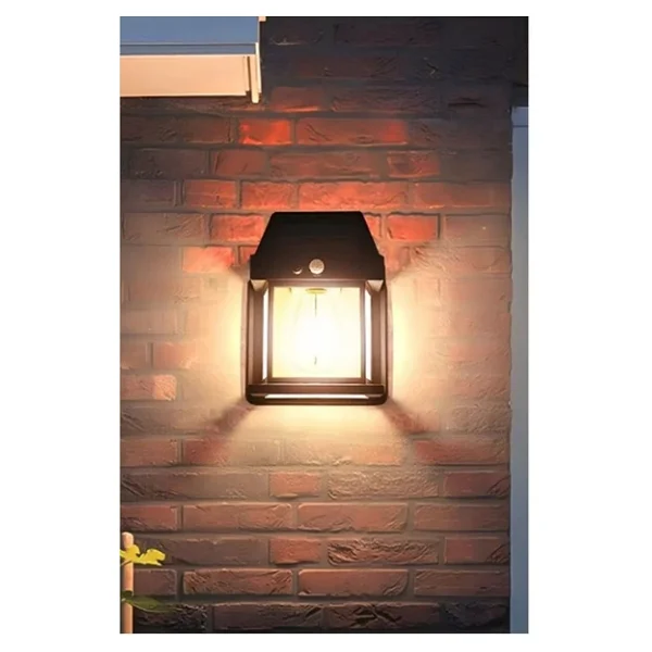 Vanckey 2 Adet Suya Dayanıklı Hareket Sensörlü Güneş Enerjili Solar LED Dış Mekan Bahçe Lambası - Görsel 6