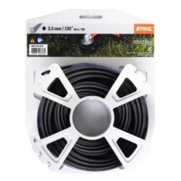 Stihl Misine Motorlu Tırpan Misina 3.3mm 38mt Siyah 4 Köşe - Görsel 3