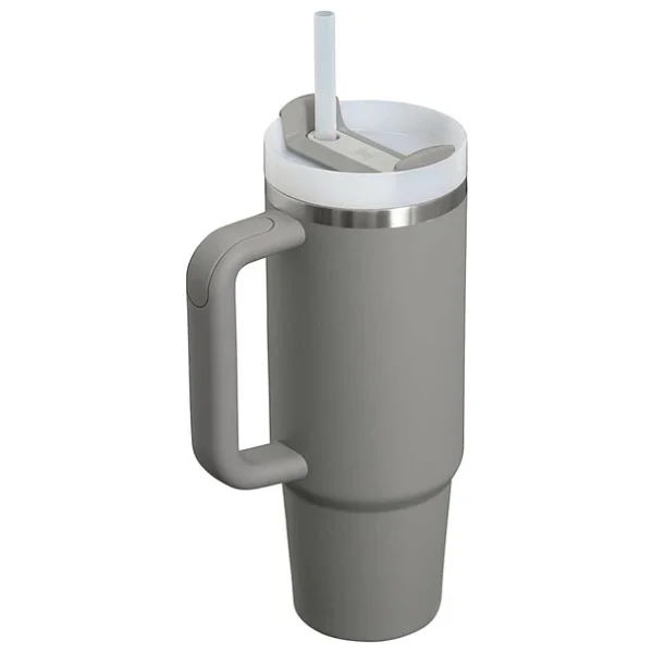 Stanley Quencher Gri 0.89 Lt Pipetli Termos Bardak - Görsel 2