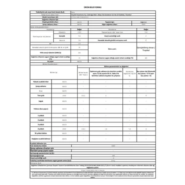Beko 670514 MB Kombi No Frost Buzdolabı - Görsel 5