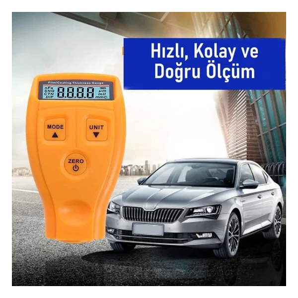 Valkyrie Dijital Kaplama Kalınlığı Ölçer 0-2000 M, Fe/Nfe Modu, Lcd Ekran - Görsel 5