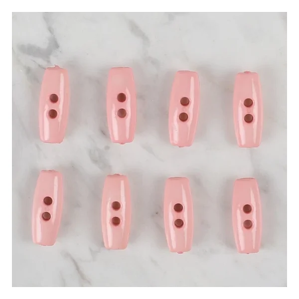 Loren Crafts Pembe 8 Li Çoban Düğmesi - 72 - Görsel 2