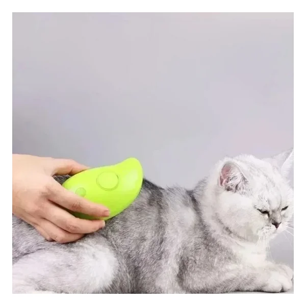 Buffer Buharlı Yumuşak Silikon Uçlu Kedi & Köpek Tüy Tarama Tarağı Yıkama Fırçası - Görsel 5