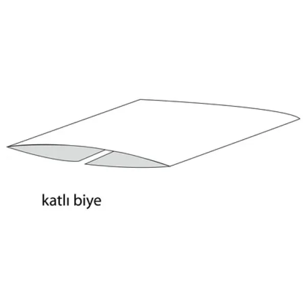 Biye Koton Katlı D52 Patlıcan Moru 2 Cm 25 Metre %65 Koton %35 Polyester - Görsel 2