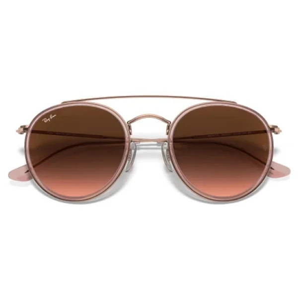 Ray-Ban Round 3647n 9069a5 Copper-Brown Güneş Gözlüğü - Görsel 7