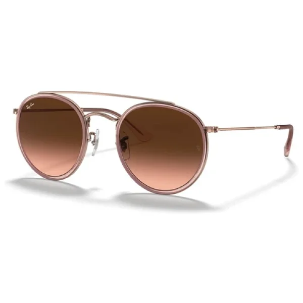 Ray-Ban Round 3647n 9069a5 Copper-Brown Güneş Gözlüğü - Görsel 4