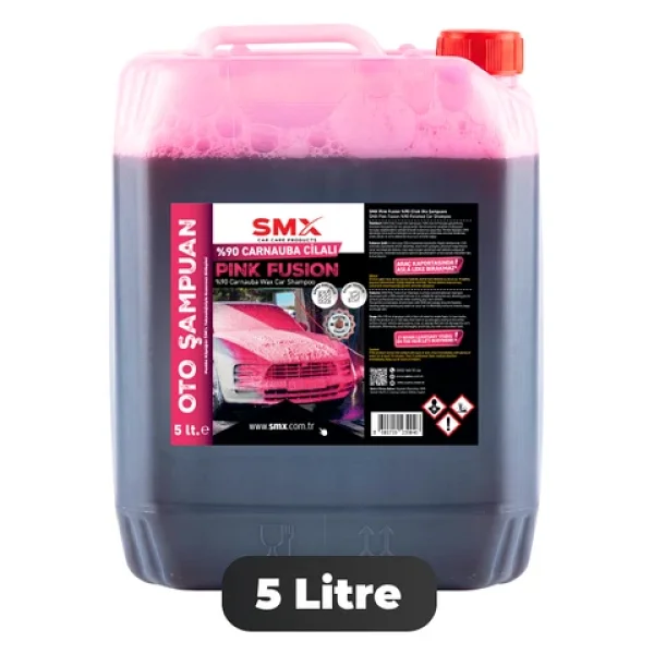 Smx Pink Fusion Cilalı Oto Şampuan 5000 Ml - Görsel 3