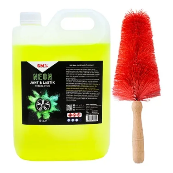 Smx Neon Jant & Lastik Temizleyici 5 Lt. + Jant Temizleme Fırçası - Görsel 3