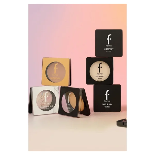 Flormar Yüksek Pigmentli & Yarı Mat 098 Medium Natural Beige 11 Gr Kompakt Pudra - Görsel 8