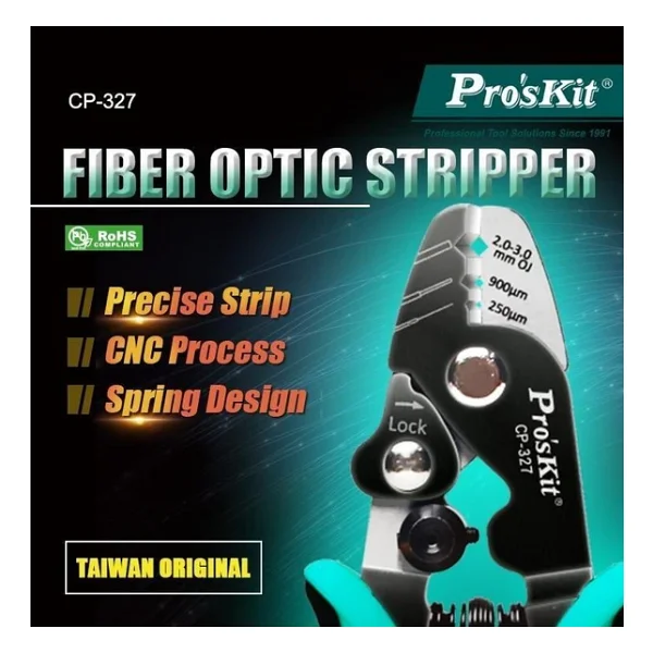 Proskit Cp-327 Fiber Optik Kablo Soyucu Pense - Görsel 6