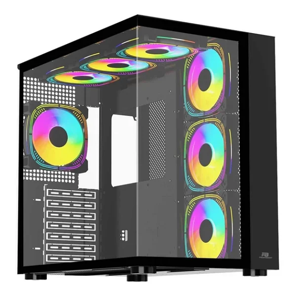 Power Boost Pb-Ss02b Argb Fanlı Siyah Atx Oyuncu Kasası - Görsel 7