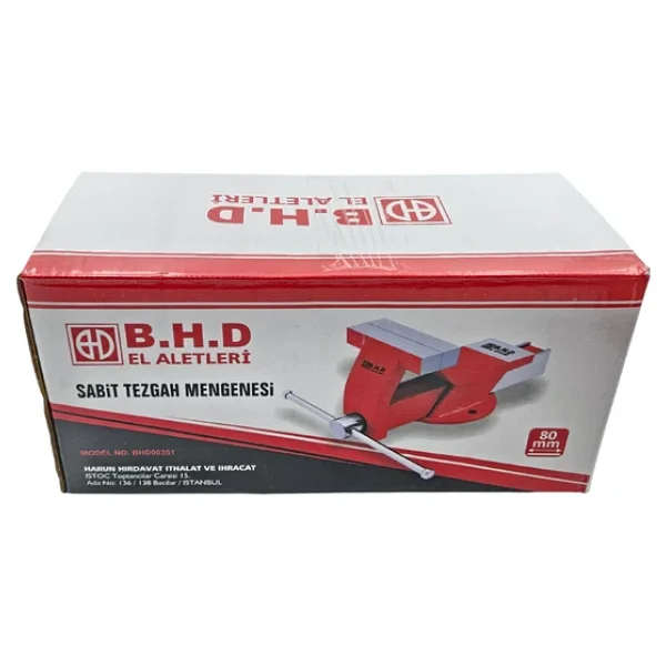 Fixonic B.H.D Bhd00351 80mm Sabit Tezgah Mengene - Görsel 7