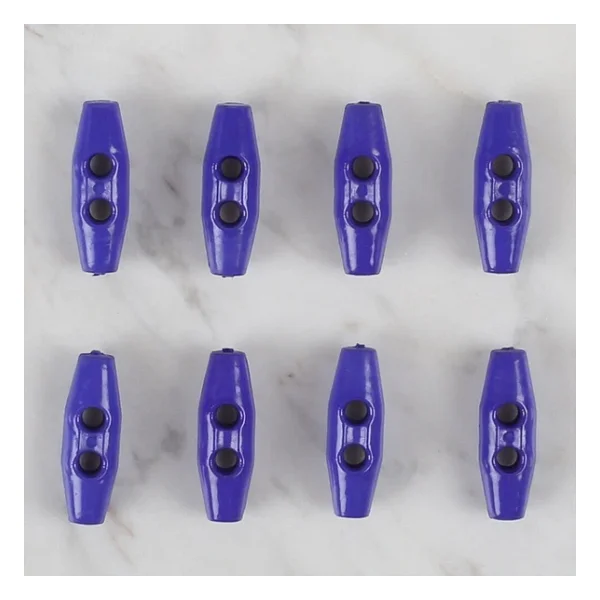 Loren Crafts Saks Mavi 8 Li Çoban Düğme - 105 - Görsel 2