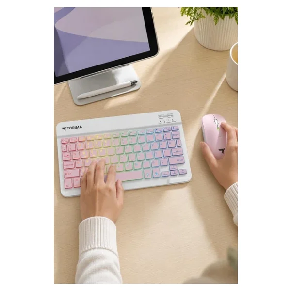 Torima Tmk-09 RGB Kablosuz Klavye Mouse Seti - Görsel 2