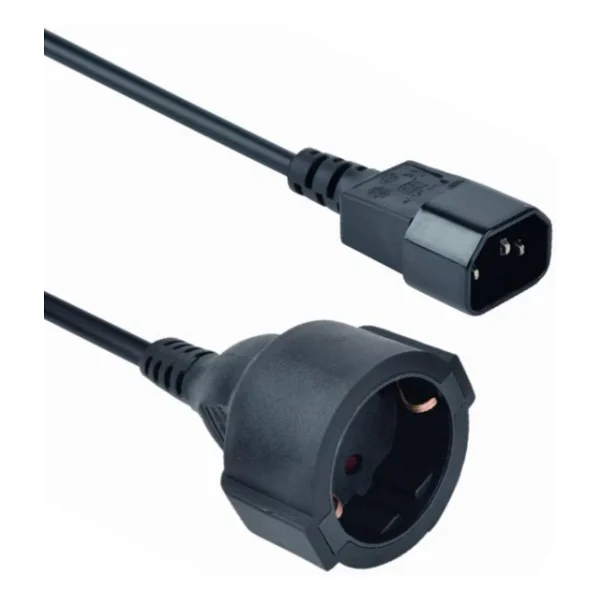 Ups/Pdu C14-Schuko Priz Çevirici Kablo 1.8 Metre - Görsel 2