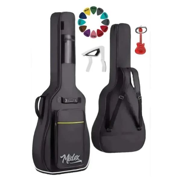 Midex Cs-99 Case Klasik Gitar Çantası Gigbag Kalın (Capo Hediye) - Görsel 2