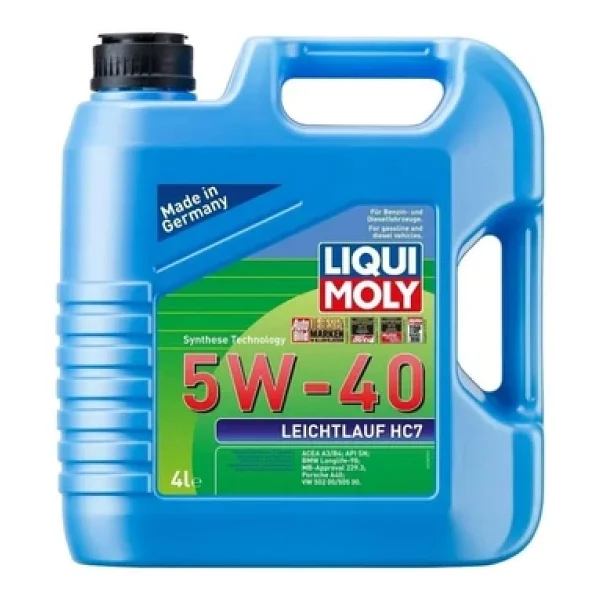 Liqui Moly Leichtlauf Hc7 5w-40 4 Lt Motor Yağı - Görsel 4